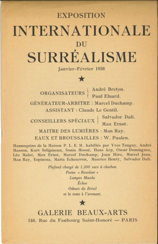 internationale du surrealisme_1938