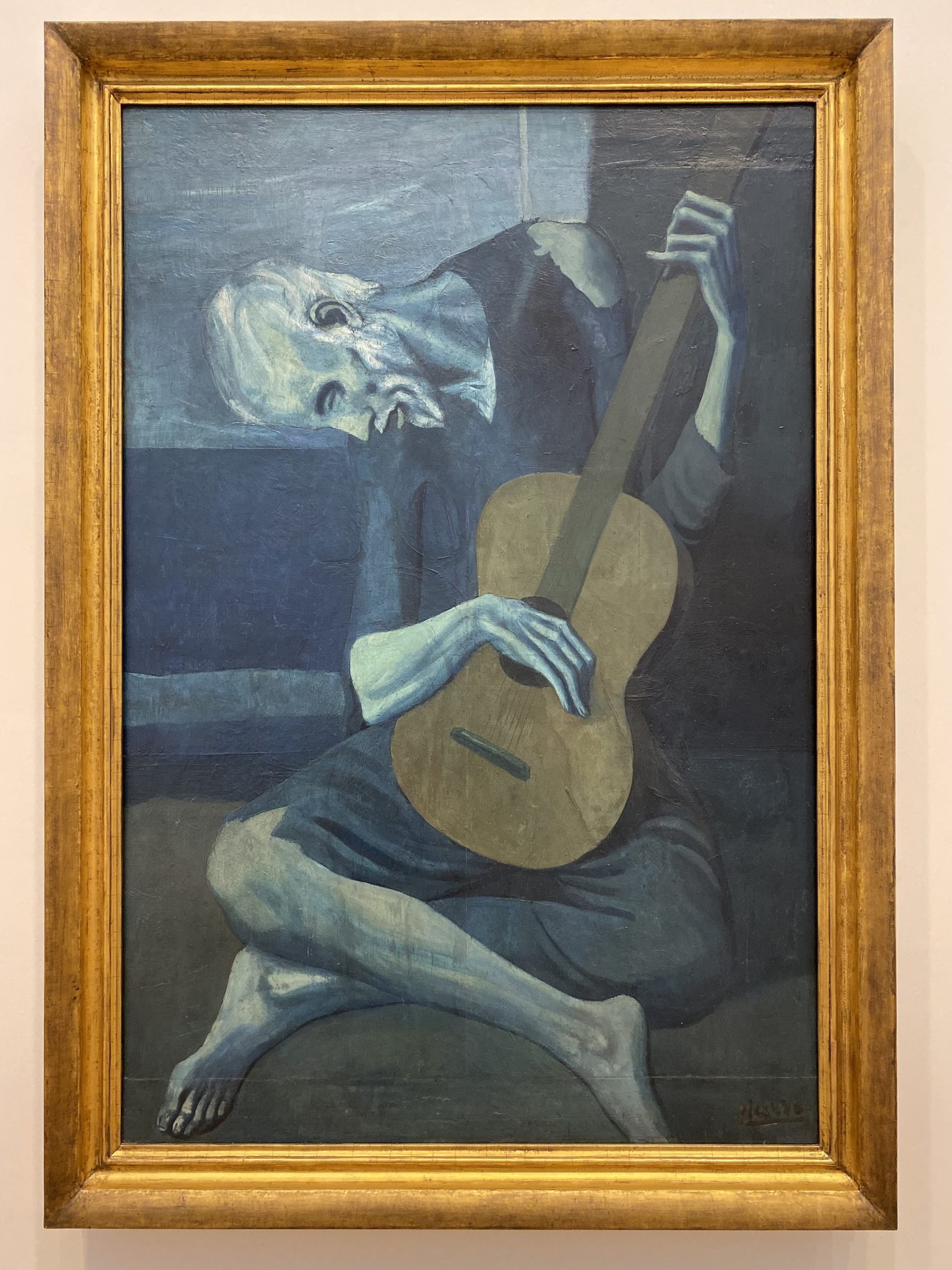Pablo-Picasso-–-The-Old-Guitarist-1903–1904-oil-on-panel-122.9-x-82.6-cm-48-38-x-32-12-in.-1536x2048-collection